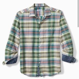 Tommy Bahama Kookabura Plaid Long Sleeve Shirt